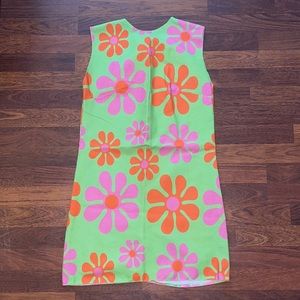 Miss 60s Retro Green Dress